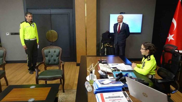 Emniyet Müdürü Arıcı, Koltuğunu Bade’ye Devretti