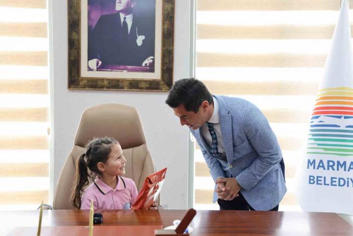 Marmaris’te Makam Koltuğu Minik Başkanların Oldu