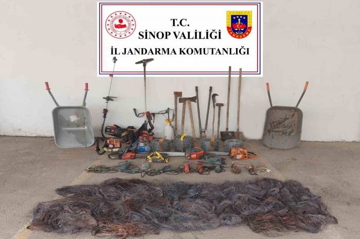 Sinop’ta İnşaat Malzemesi Hırsızlarına Suçüstü