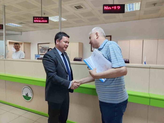 Başkan Aydın Mesaiye Personeli Ziyaret Ederek Başladı