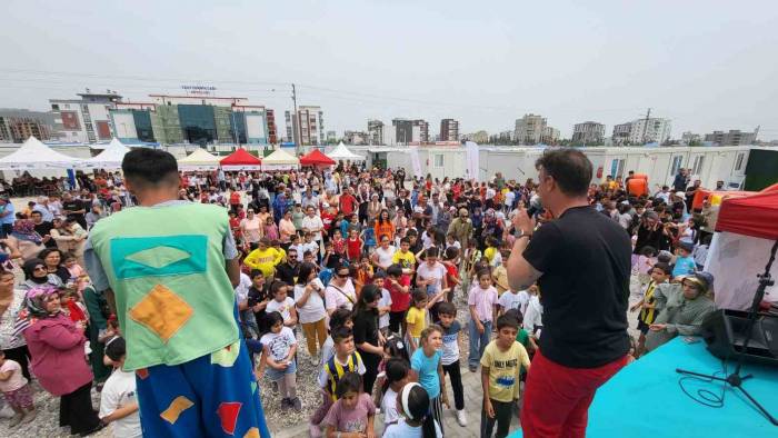 Deprem Bölgesinde Çocuklar ‘Sıfır Atık’ Bilinciyle Eğlendi