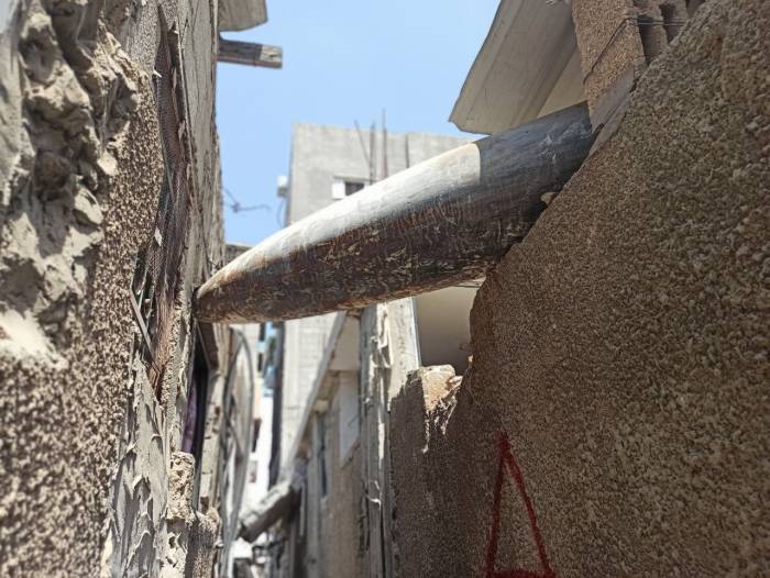 Gazze’de Patlamayan İsrail Füzesi Endişe Saçıyor