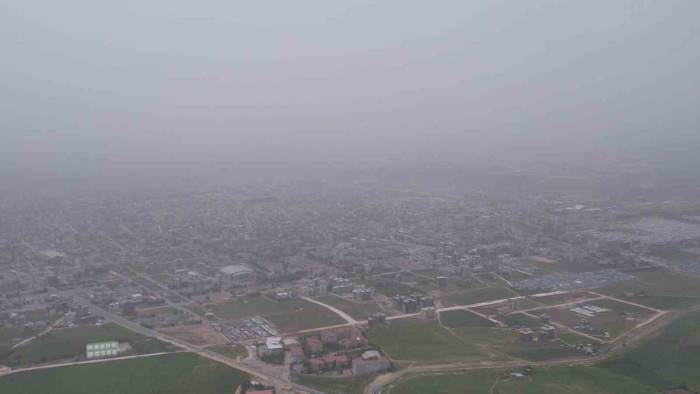 Tozun Etkisinde Kalan Adıyaman Havadan Görüntülendi