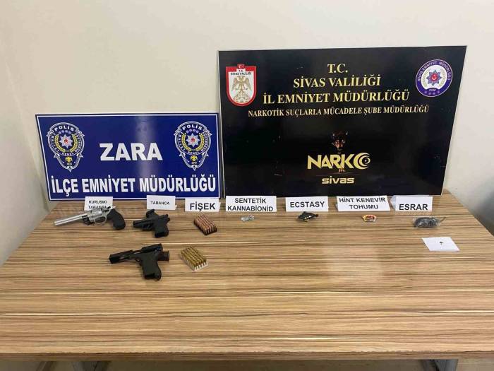 Sivas Emniyeti’nden Uyuşturucuya Geçit Yok