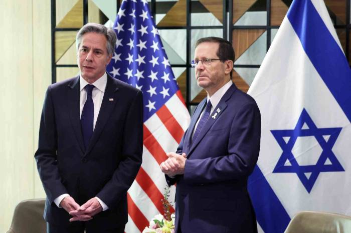 Blinken, İsrail Cumhurbaşkanı Herzog İle Görüştü
