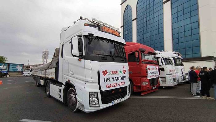 Bingöl’den Gazze’ye Un Yardımı