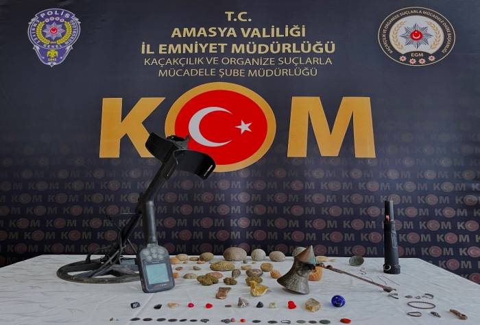 Amasya’da 83 Tarihi Eser Ele Geçirildi