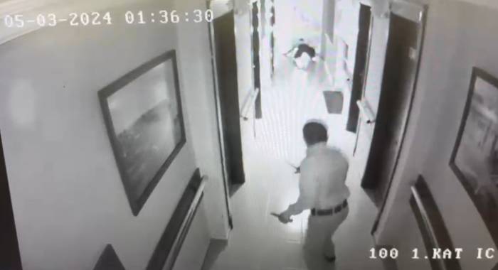 Huzurevindeki Dehşet Anları Güvenlik Kamerasında