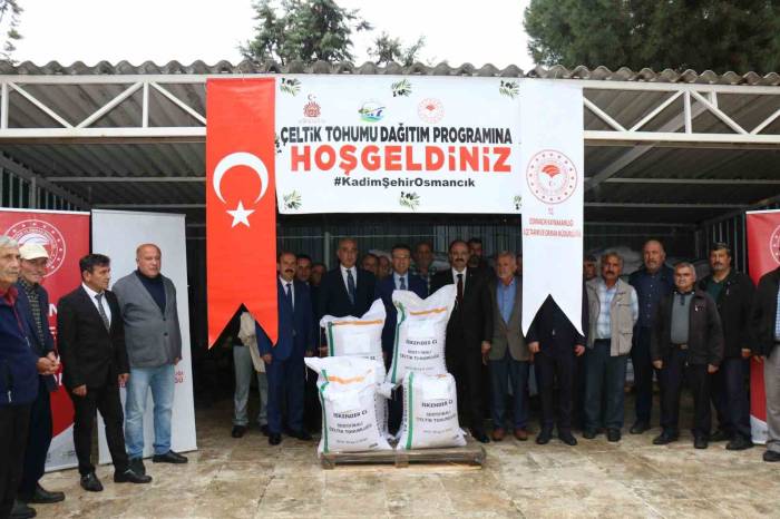 Osmancık’ta Üreticilere 18 Ton Çeltik Tohumu Dağıtıldı