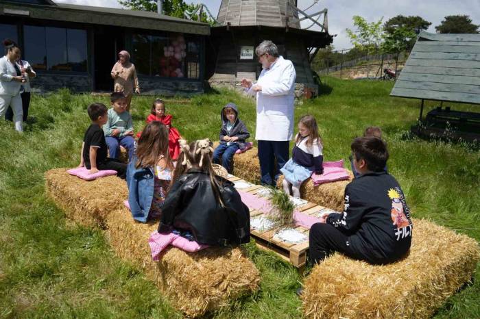 Minik Dahiler, Kazdağıları Bilim Köyünü Ziyaret Etti