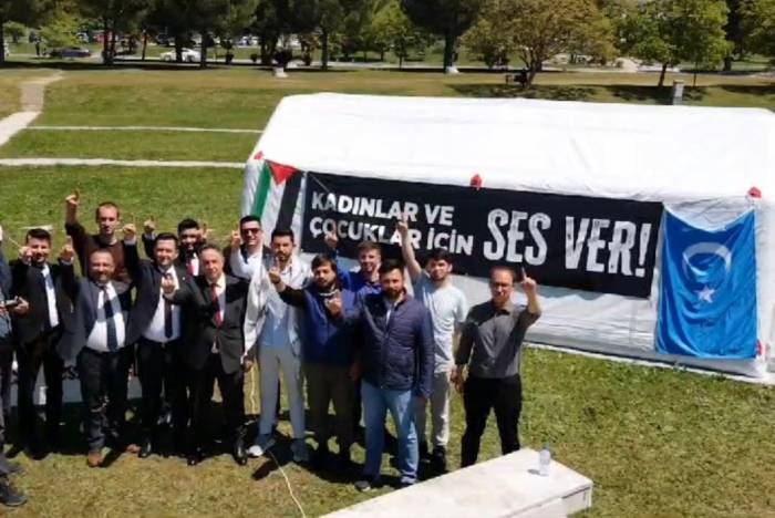 Bbp’den Filistin Destek Çadırına Ziyaret