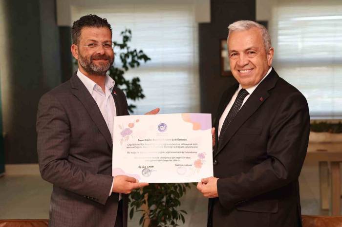 Chp İlçe Yönetiminden Başkan Özdemir’e Destek Ziyareti