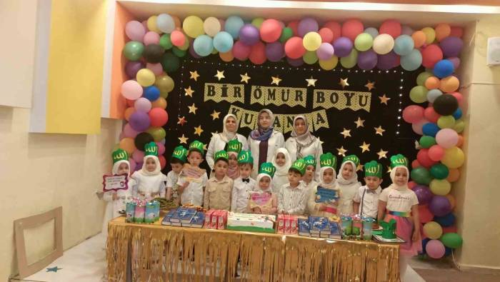 Kur’an-ı Kerim Okumasını Öğrenen Öğrenciler İçin Tören Düzenlendi