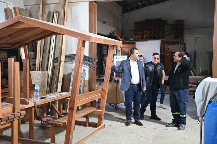 Başkan Nallar Atölyelerde Yapılan Faaliyetleri İnceledi