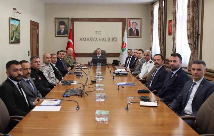 Amasya’da Güvenlik Ve Asayiş Masaya Yatırıldı