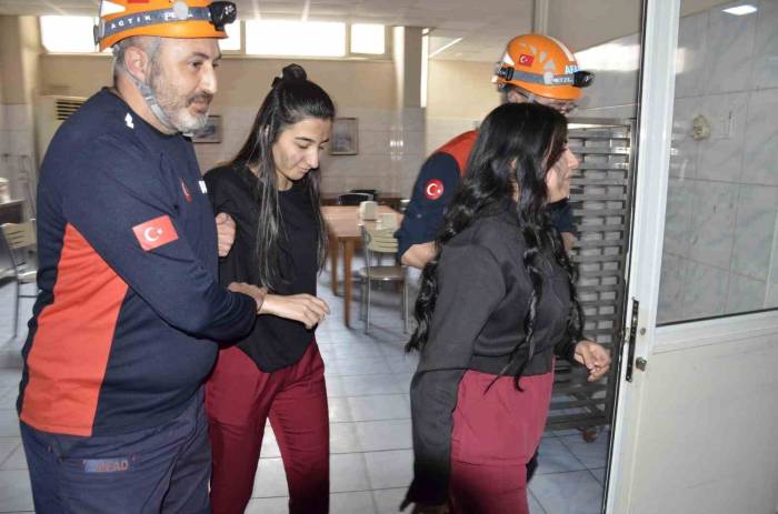 Atatürk Devlet Hastanesi’nde Hap Tatbikatı Yapıldı