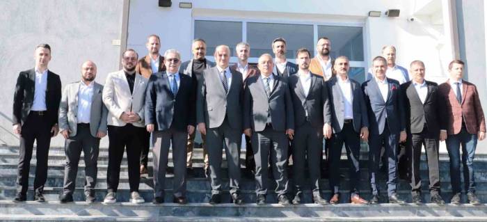 Başkanlarla Projeleri Konuştular