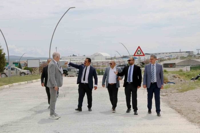 Kütahya Osb Yönetim Kurulu, Yürütülen Projeleri Yerinde İnceledi