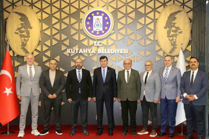 Kütahya Osb Yönetimi, Belediye Başkanı Eyüp Kahveci’yi Ziyaret Etti