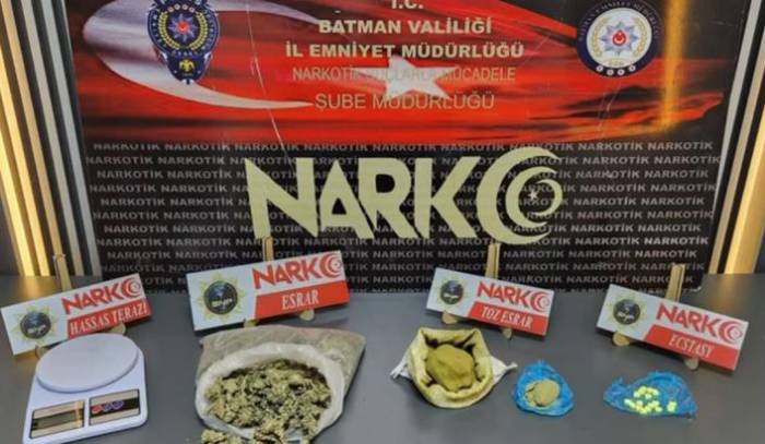 Batman’da Yaklaşık 3 Kilo Uyuşturucu Ele Geçirildi