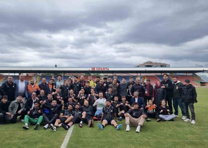 Isparta 1. Amatör Futbol Ligi’nde Şampiyon Sütçülerspor Oldu