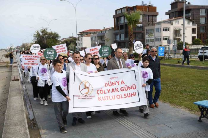 Samsun’da Çölyak Hastaları İçin Farkındalık Yürüyüşü Düzenlendi