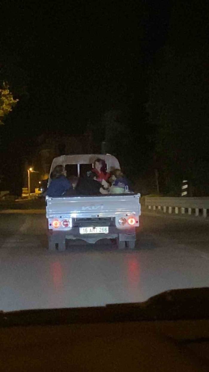 Bursa’da Tehlikeli Yolculuk Kamerada