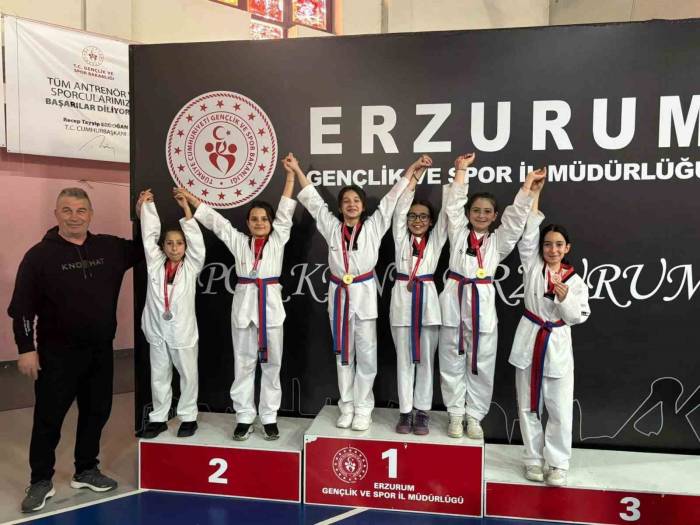 İspirli Sporcular Bölge Taekwondo Müsabakalarına Damga Vurdu