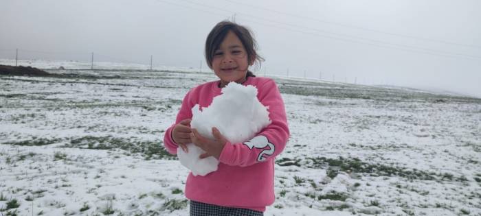 Aşkale’ye Kış Geri Geldi