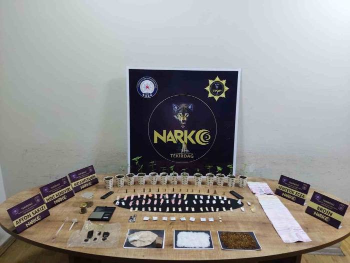 Tekirdağ’da Uyuşturucu Operasyonu: 3 Kişi Tutuklandı