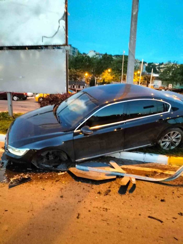 Cadde Ortasında Refüje Çıktı