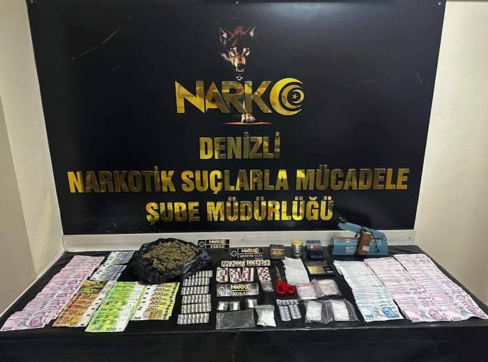 Denizli’de Gözaltına Alınan 60 Zehir Tacirinden 23’ü Tutuklandı