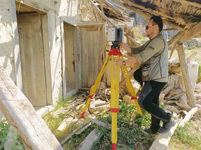 Türk Evinin 3d Lazer Tarama Çalışması Yapıldı