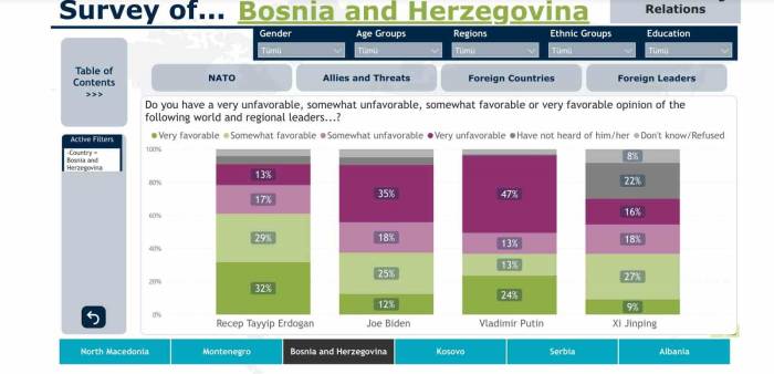 Cumhurbaşkanı Erdoğan, Balkan Ülkelerinde En Çok Beğenilen Lider Oldu