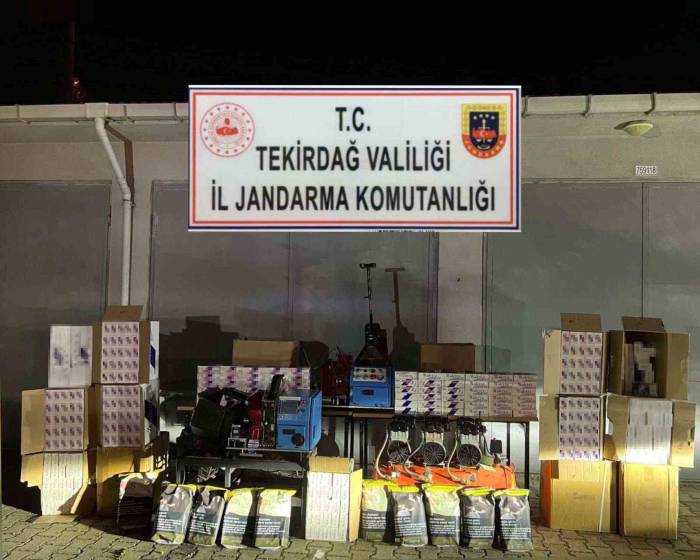 Tekirdağ’da Kaçak Sigara Operasyonu