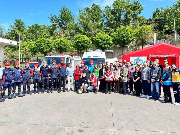 Ordu’da Gerçeği Aratmayan Deprem Tatbikatı