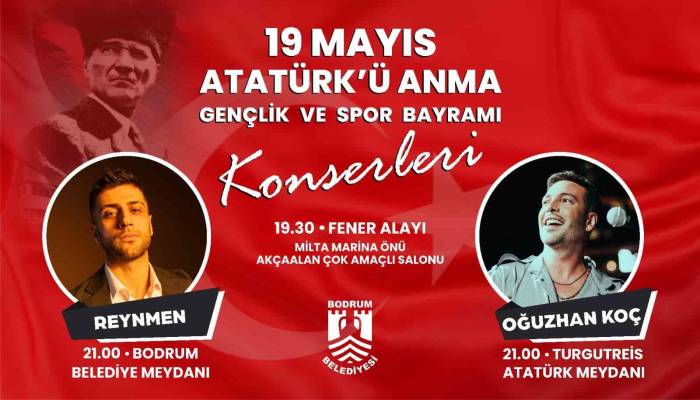 19 Mayıs Bodrum’da Coşkuyla Kutlanacak