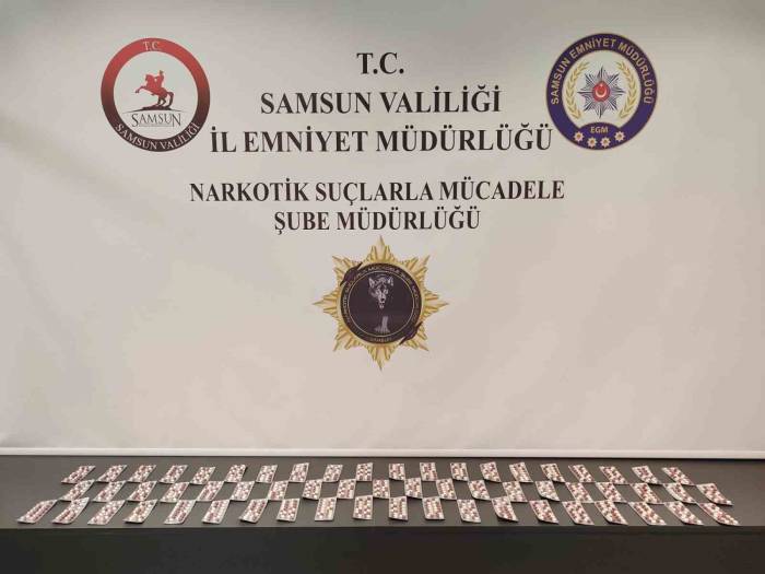 Samsun’da Bin 766 Adet Sentetik Ecza Ele Geçirildi