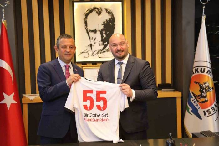 Chp Genel Başkanı Özel’den Atakum Belediye Başkanı Türkel’e Destek