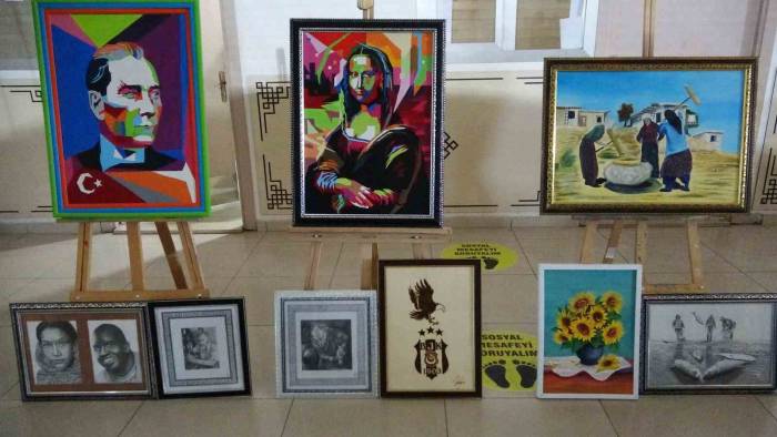 Hükümlülerden ‘Renkler Konuşuyor’ Temalı Sergi