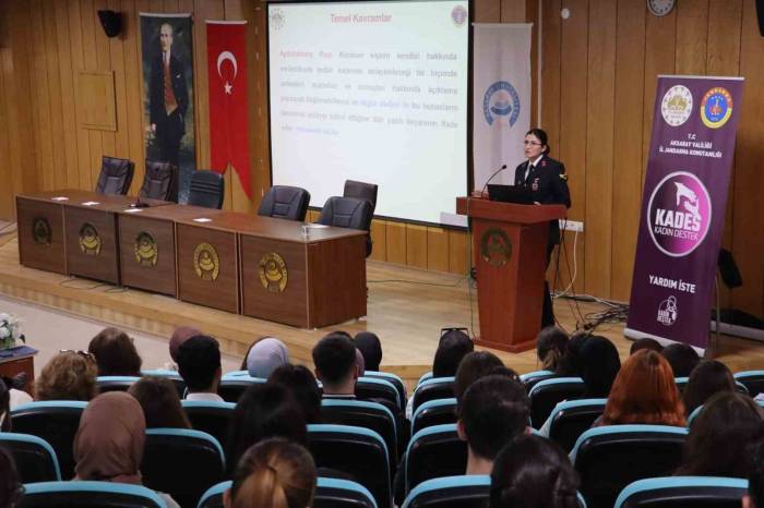 Jandarma Ekipleri Asü’de Kades Eğitimi Verdi
