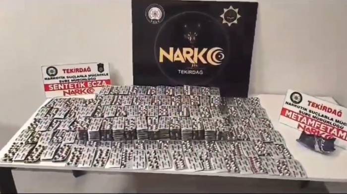 Tekirdağ’da Uyuşturucu Operasyonu: 7 Bin Uyuşturucu Hap Bulundu
