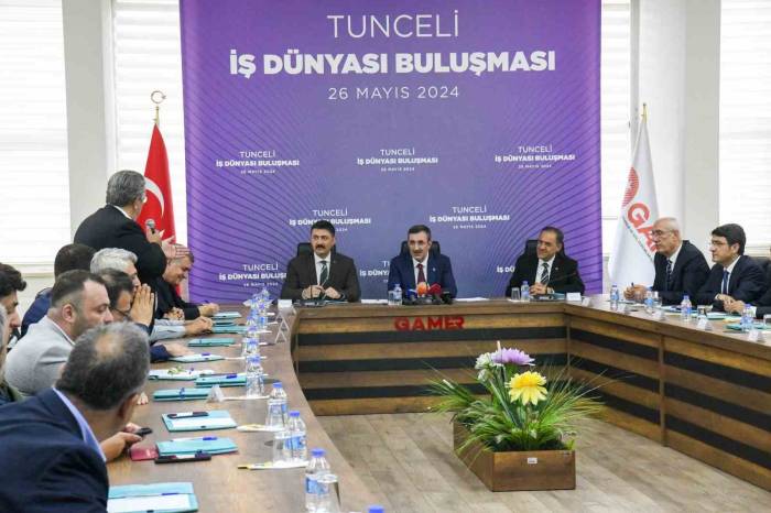 Cumhurbaşkanı Yardımcısı Yılmaz: "Bu Zamana Kadar Da Tunceli’ye 300 Milyonu Aşan Bir Hibe Desteği Sağlandı"