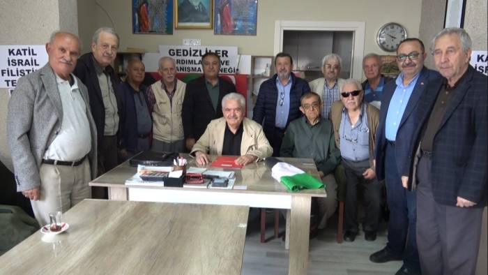 Gedizliler Yardımlaşma Ve Dayanışma Derneği’nden İsrail’e Protesto