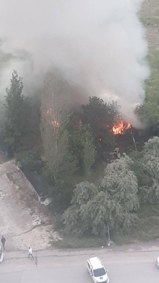 Ankara’da Gecekonduda Yangın: 1 Ölü