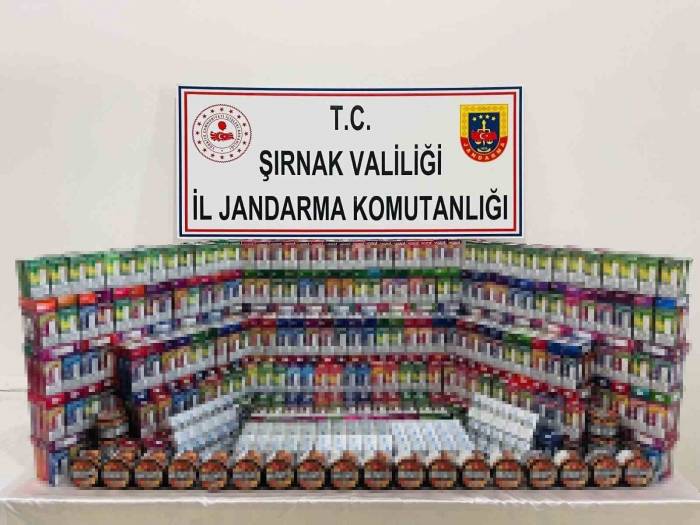 Şırnak’ta Jandarma Ekiplerinden Kaçakçılara Şok Uygulama