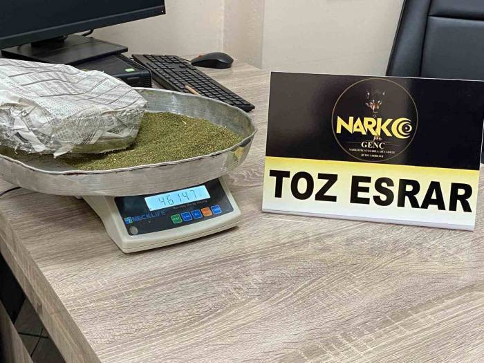 Bingöl’de Uyuşturucu Operasyonu: 1 Gözaltı