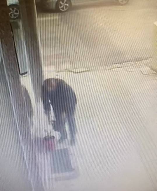 Gözüne Kestirdiği Çiçeği Saksısıyla Birlikte Saniyeler İçerisinde Götürdü