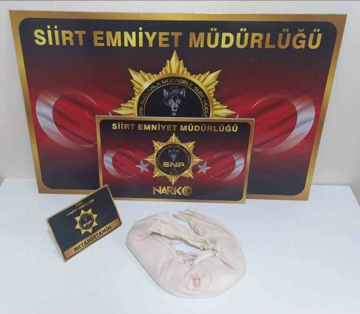 Siirt’te 491 Gram Metamfetamin Ele Geçirildi
