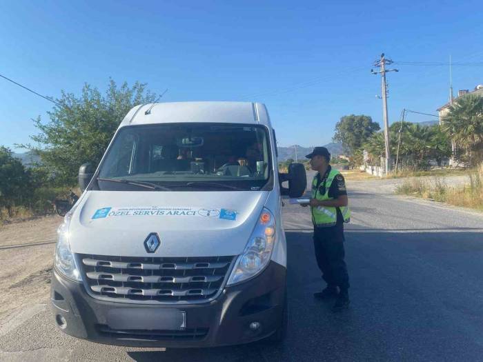 Karpuzlu’da Okul Servisleri Denetlendi